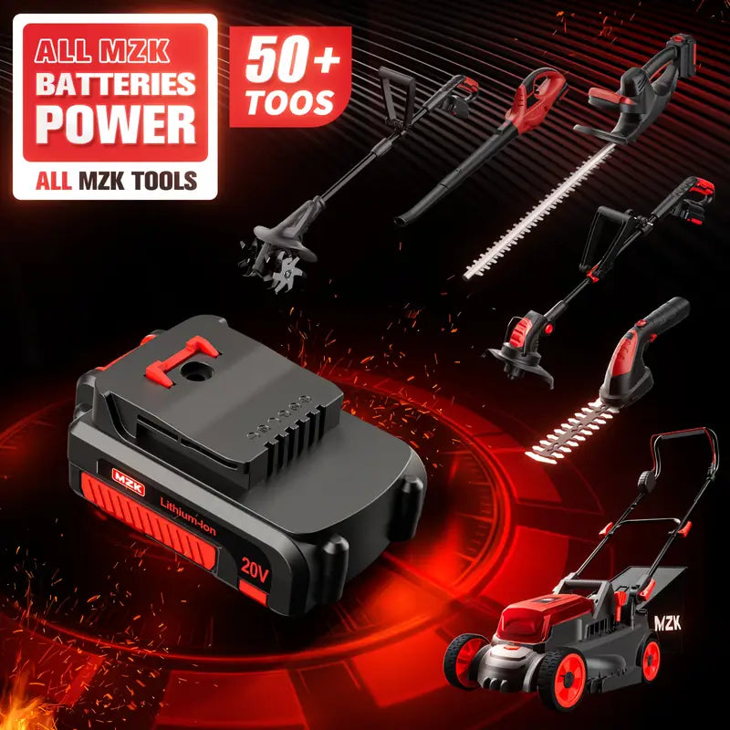 MZK 22" Cordless Hedge Trimmer - Lightweight Compact Design