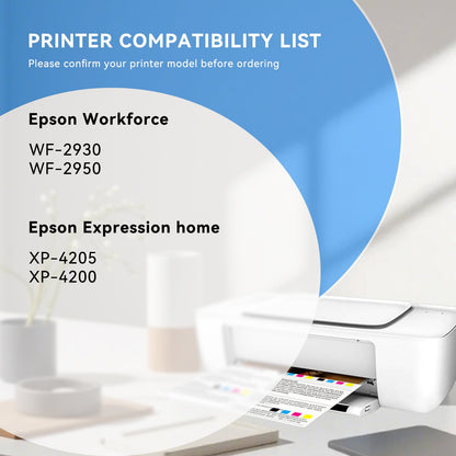 232XL Ink Cartridges for Epson 232XL 232 Ink Cartridge for Epson Workforce WF-2930 WF-2950 Expression Home XP-4200 XP-4205 Printer (2Black, Cyan, Magenta, Yellow,5 Pack)