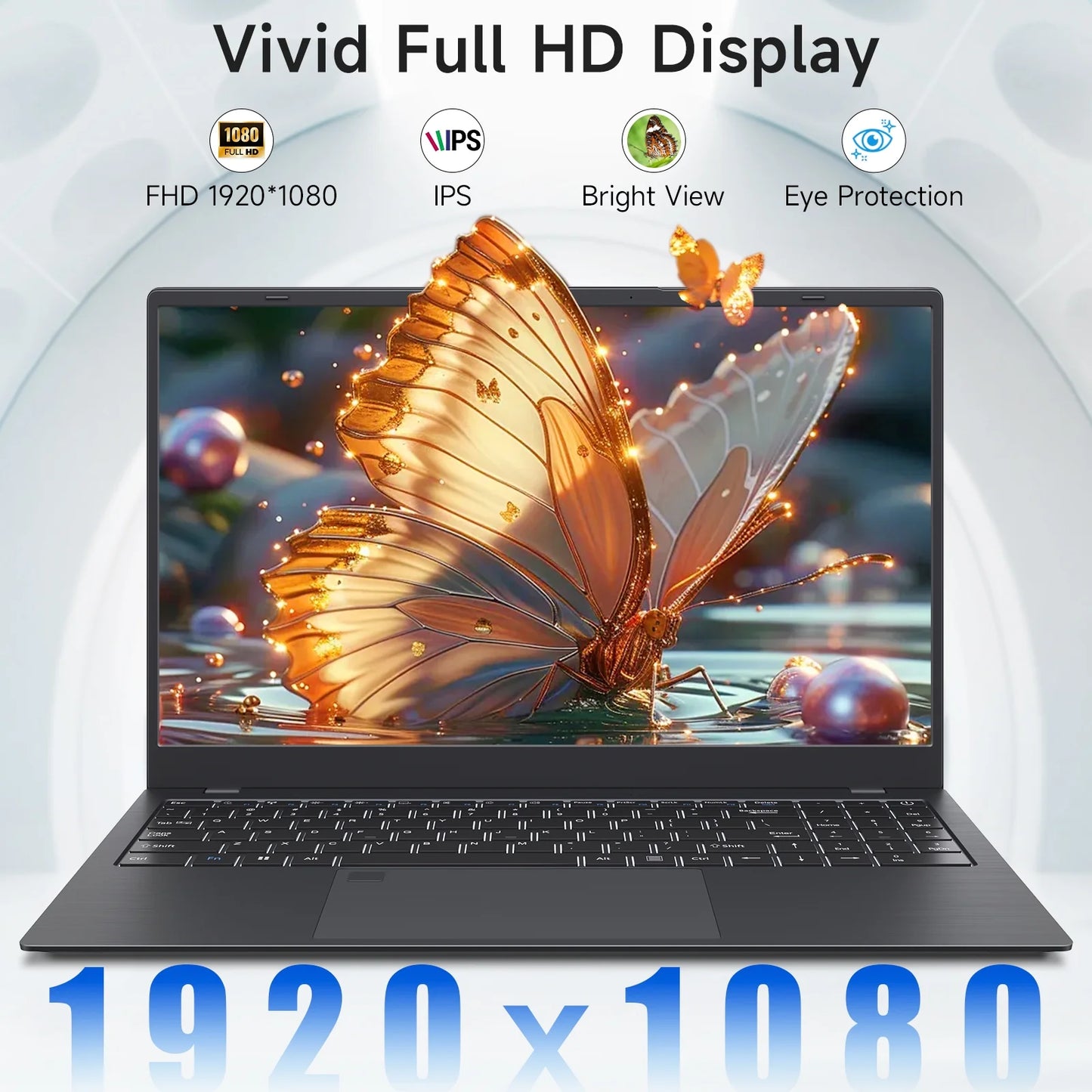 laptop 15.6 fhd gaming laptop, amd ryzen 7 5825u, 32gb ram, 1tb ssd, windows 11, graphite, wifi 5, backlit kb,gray