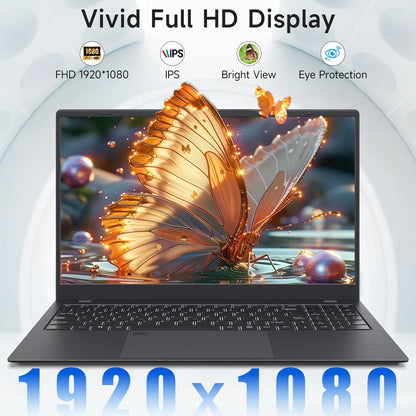 Laptop 15.6 FHD Gaming Laptop, AMD Ryzen 7 5825U, 32GB RAM, 1TB SSD, Windows 11, Graphite, WiFi 5, Backlit KB,Gray