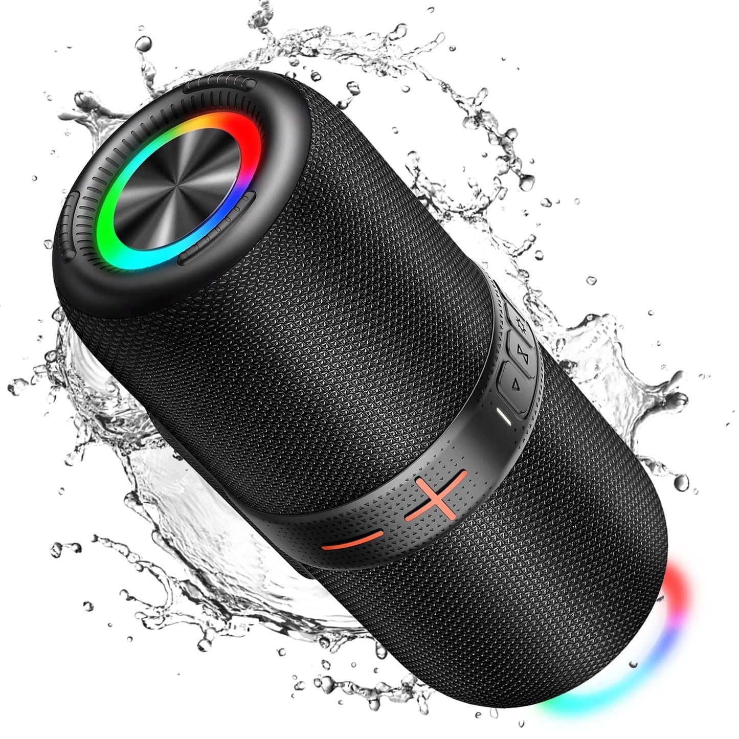 portable wireless bluetooth speaker with 36w bass loud stereo sound, 24h playtime, ipx7 waterproof, tws pairing, bt5.3, for outdoor/party/home, birthday gift