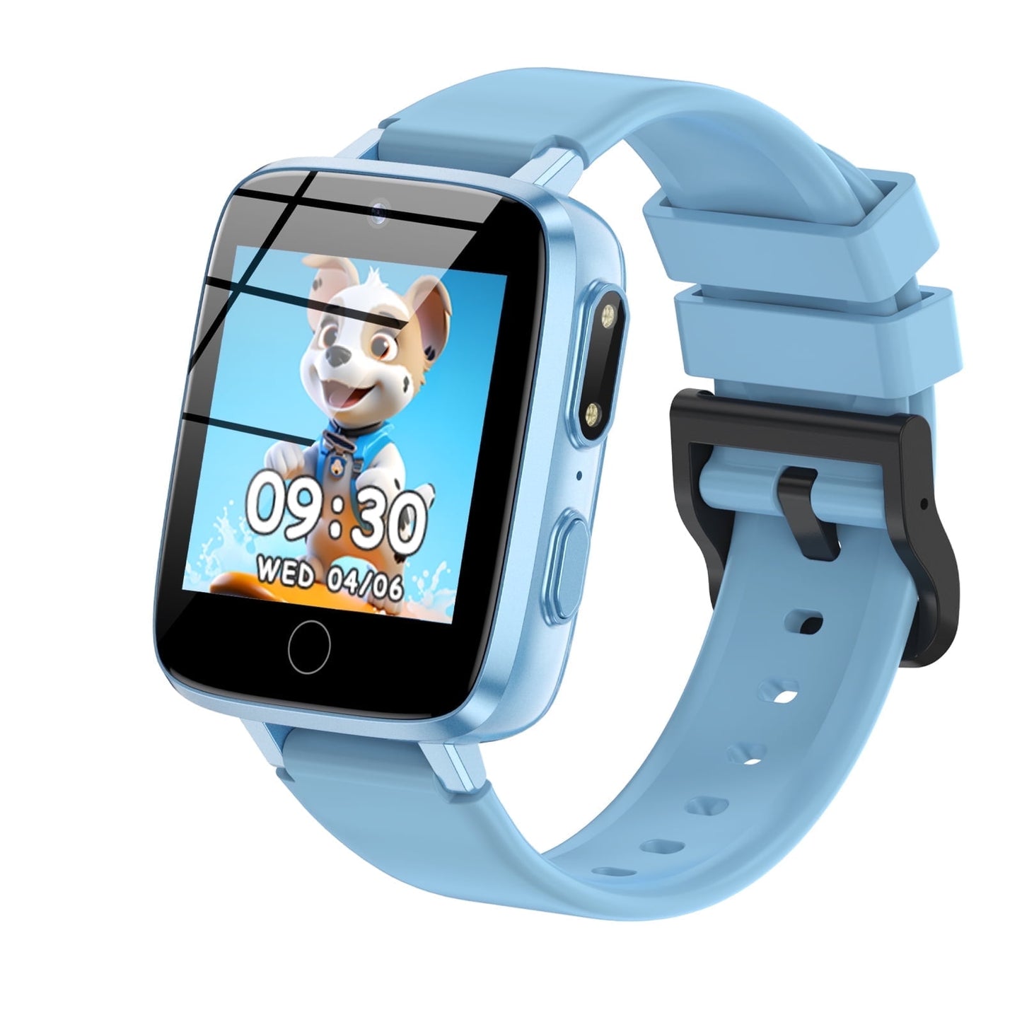 kids smart watch for boys girls 1.54 smart watch for kids with 2 cameras 24 games video habit tracker mp3 flashlights calculator alarm clock children touch screen boys girls birthday gift blue