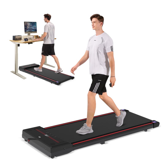 Walking Pad Treadmill,Under Desk Treadmill for Home,Portable Walking Pad 320LB Capacity 0.6-3.8mph