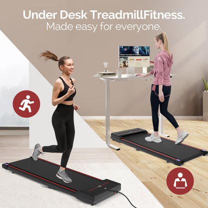 Walking Pad Treadmill,Under Desk Treadmill for Home,Portable Walking Pad 320LB Capacity 0.6-3.8mph