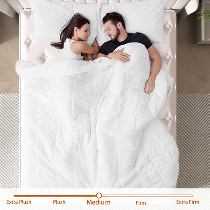 GUUKIN 14 inch Full Mattress, Memory Foam & Spring Hybrid Medium Comfort Full Size in a Box,Adult